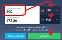 Transfer money: USA - Germany
